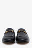 Gucci Black Leather Jordaan Loafers Size 38.5