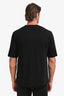 Balmain Black Cotton Graphic T-Shirt Size XS Mens