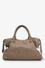 Balenciaga Taupe Leather Motocross Classic City with Strap