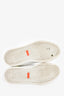 Hermès White/Yellow Leather Deep Sneaker Size 36