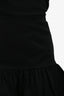 Prada 2010 Black Cotton Ruffled Mini Skirt Size 38