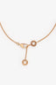 Bvlgari 18K Yellow Gold Onyx Circle Pendant Necklace