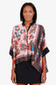 Sacai 21SS Multicolour Silk Archive Print Mix Shirt Size 1
