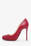 Christian Louboutin Pink 'Filo 120' Heels Size 36.5