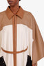 Mackage Beige/Cream Wool 'Molly' Studded Wool Cape Jacket Size XS