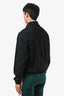 Balenciaga Black Logo Zip Up Track Jacket Size 54 Mens