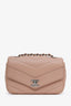 Pre-loved Chanel™ 2017-2018 Pink Caviar Leather Mini Single Flap Bag