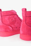 Christian Louboutin Hot Pink Suede High Top Louis Sneakers Size 42 Mens