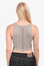 Dion Lee Taupe Knit Corset Sleeveless Tank Top Size 4