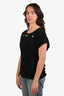 Saint Laurent Black Logo Star Graphic Muscle Shirt Size S