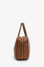 Miu Miu Brown Leather Beau Large Top Handle Bag With Strap