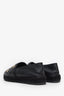 Pre-loved Chanel™ Black Leather CC Logo Espadrilles Size 37C