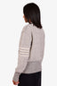 Thom Browne Grey Wool Mohair Blend Cardigan Size 5