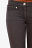 Christian Dior Dark Grey Denim Straight Leg Jeans Size 4