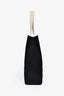 Jacquemus Black/Cream Cotton Logo Tote Bag