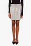 Isabel Marant Etoile Silver Mini Skirt Size 44