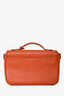 Prada Orange Saffiano Leather Mini Sound Top Handle Bag