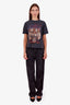Alexander Wang Grey Cut Out Logo Jeans Size 26