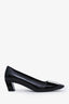 Roger Vivier Black Patent Leather 'Belle Vivier' Heels Size 36.5