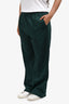 Tibi Green Track Pants Size L