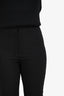Isabel Marant Black Zipper Detail High-Waisted Pants Size 34