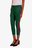 Gucci Green Web Trim Track Pants Size S