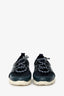 Jimmy Choo Green/Navy Leather Mesh Nija Sneakers Size 43.5 Mens