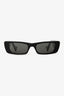 Gucci Black Rectangular Interlocking GG Handle Sunglasses
