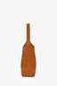 Strathberry Brown Suede Kite Hobo Bag