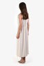 Brunello Cucinelli Light Beige Silk Midi Dress Size XL