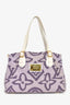 Louis Vuitton 2008 Purple Canvas Tahitienne Cabas PM
