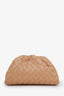 Bottega Veneta Beige Intrecciato Leather Mini Pouch Bag
