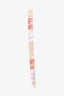 Hermès Pink/Yellow/Blue Graphic Printed Twilly
