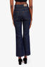 Christian Dior Blue Denim Straight Leg Jeans Size 2