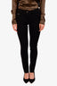 Dolce & Gabbana Black Wool Knitted Skinny Pants Size 40