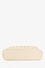 Bottega Veneta Off-White Intrecciato Leather Bang Bang Vanity Case With Detachable Strap