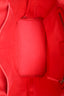 Christian Dior 2014 Red Coated Canvas Cannage Medium Panarea Tote