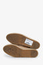Pre-loved Chanel™ Nude/Black Leather Captoe CC Espadrilles Size 37