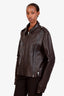 Rick Owens Black 'SUICIDE' Edition Temple Vega Leather Jacket Size 42 Mens