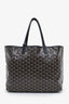 Goyard Black Goyardine St. Louis PM Tote with Pouch