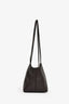 The Row Brown Leather 'Peggy' Shoulder Bag
