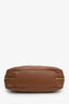 Miu Miu Brown Leather Beau Large Top Handle Bag With Strap