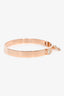 Hermès 18K Rose Gold Diamond 'Collier de Chien' Bracelet Small Model