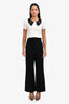 Lanvin 2016 Black Wool Blend High-Waisted Pants Size 36