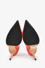 Jimmy Choo Coral Croc Embossed Patent Heels Size 38