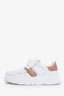 Christian Dior White/Nude Calfskin Dior-ID Platform Sneakers Size 36.5