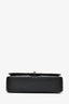 Pre-loved Chanel™ 2021+ Black Caviar Leather CC Classic Medium Double Flap SHW