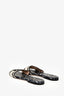 Christian Dior White/Black Fabric 'Miss Dior' Sandals Size 39
