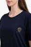 Versace Navy Medusa Short Sleeve T-Shirt Size 8