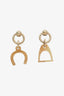 Hermès Amulette Equestre Horn Drop Earrings